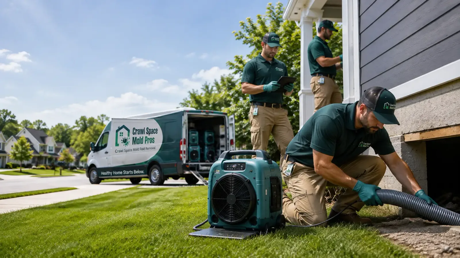 Crawl Space Mold Removal in Bunola, PA